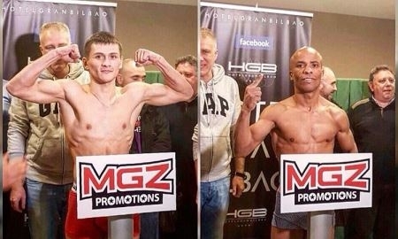 Залилов уложился в вес перед боем с Морой