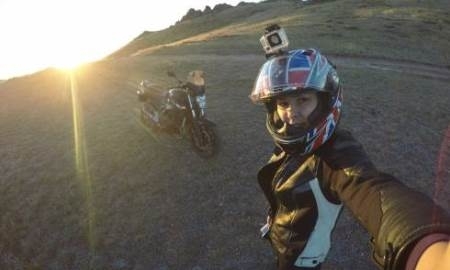 Карагандинка планирует проехать 5 500 километров на мотоцикле