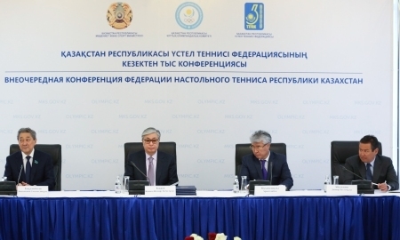 Токаев избран президентом Федерации настольного тенниса РК