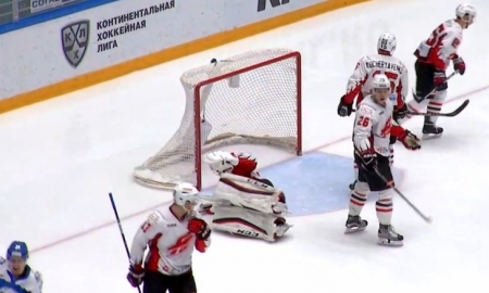 Видео шайб матча КХЛ «Барыс» — «Авангард» 3:1 