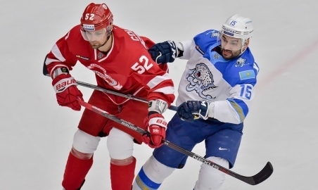 Фоторепортаж с матча КХЛ «Витязь» — «Барыс» 4:2