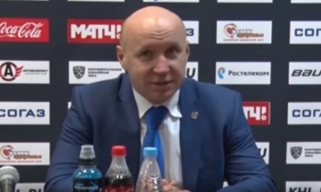 Видео послематчевой пресс-конференции игры КХЛ «Автомобилист» — «Барыс» 3:4