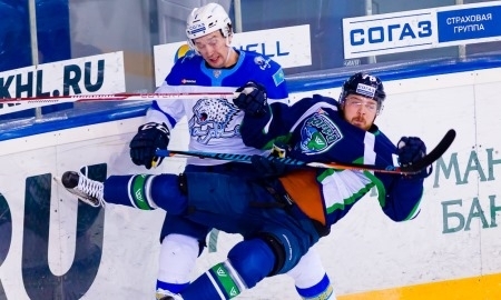 Фоторепортаж с матча КХЛ «Югра» — «Барыс» 2:4