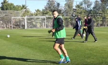 Видео тренировки «Тобола» на первом УТС в Турции