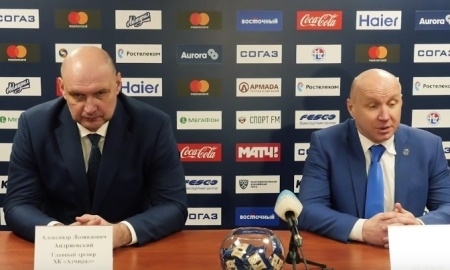 Видео послематчевой пресс-конференции игры КХЛ «Адмирал» — «Барыс» 1:4