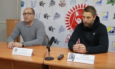 Видео послематчевой пресс-конференции игр чемпионата РК «Арлан» — «Бейбарыс» 5:2, 2:1