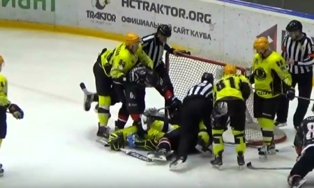 Видеообзор матча ВХЛ «Челмет» — «Сарыарка» 0:3 