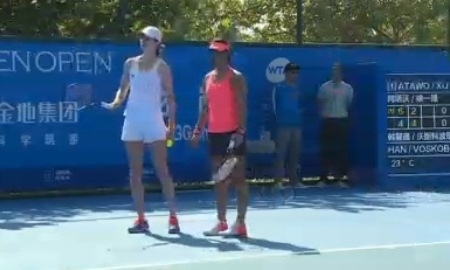 Воскобоева проиграла в четвертьфинале парного разряда в Шэньчжене