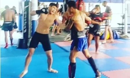 Видео с тренировки Хамитова