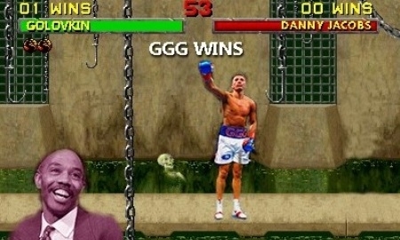 Болельщик представил исход боя Головкин — Джейкобс в стиле Mortal Kombat