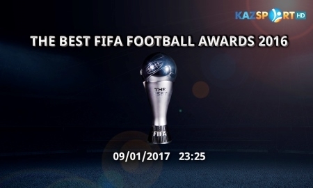 Сегодня телеканал «Kazsport» покажет церемонию награждения «The Best FIFA Football Awards 2016»