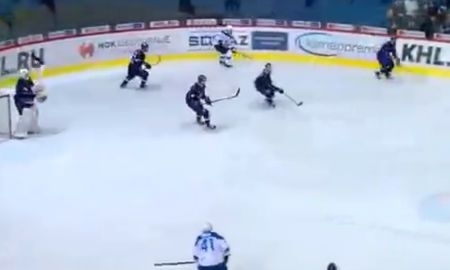 Видео шайб матча КХЛ «Медвешчак» — «Барыс» 4:5