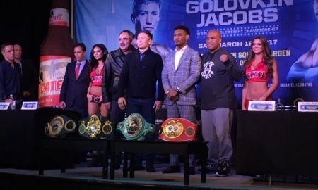 Состоялась пресс-конференция боя Головкин — Джейкобс в Лос-Анджелесе