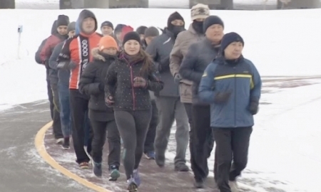 Супермарафонец Жыланбаев поделился секретами зимнего бега