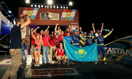 Экипаж Astana Motorsports завоевал «бронзу» в своем классе на «Дакаре»