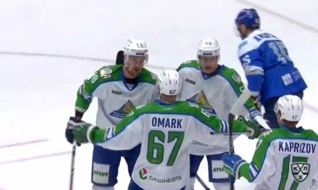 Видеообзор матча КХЛ «Барыс» — «Салават Юлаев» 4:3 ОТ