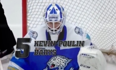 Сейв Пулена в матче «Барыс» — «Торпедо» вошел в ТОП-10 лучших сейвов двух недель КХЛ