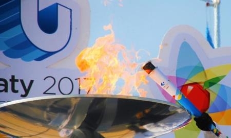 Президент РК открыл Эстафету Огня зимней Универсиады-2017