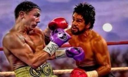 Головкина нарисовали в боях с легендами бокса