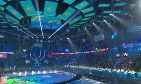 Сборная Казахстана прошла на Церемонии открытия Универсиады-2017
