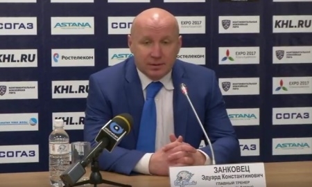 Видео послематчевой пресс-конференции игры КХЛ «Барыс» — «Спартак» 3:0 