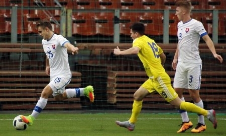 Фоторепортаж с матча Мемориала Гранаткина-2017 Словакия — Казахстан 0:0