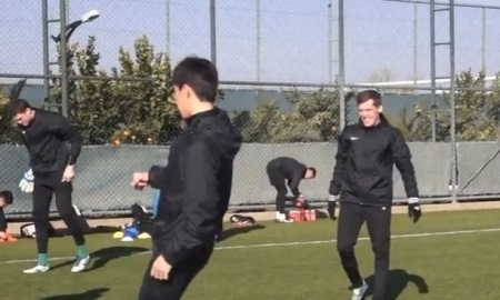 Видео тренировки «Тобола» в Турции