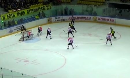 Видеообзор матча ВХЛ «Сарыарка» — «Спутник» 2:1