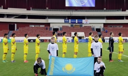 Фоторепортаж c матча Мемориала Гранаткина-2017 Казахстан — Азербайджан 2:2