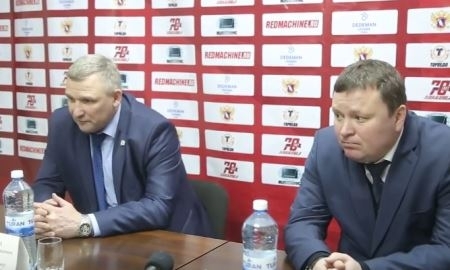 Видео послематчевой пресс-конференции игры ВХЛ «Торпедо» — «Спутник» 5:3