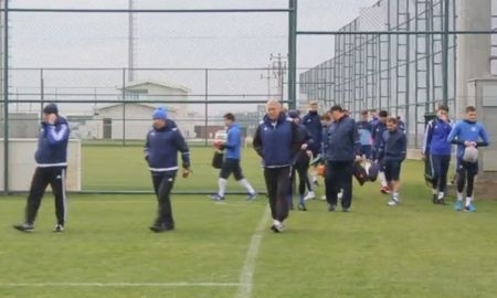 Видео с тренировки «Окжетпеса» 13 января