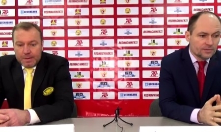 Видео послематчевой пресс-конференции игры ВХЛ «Сарыарка» — «Ижсталь» 3:1