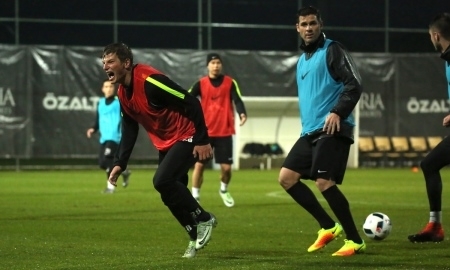 Фоторепортаж с тренировки «Кайрата» 14 января