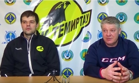 Видео послематчевой пресс-конференции игр чемпионата РК «Темиртау» — «Номад» 5:6 Б, 4:2