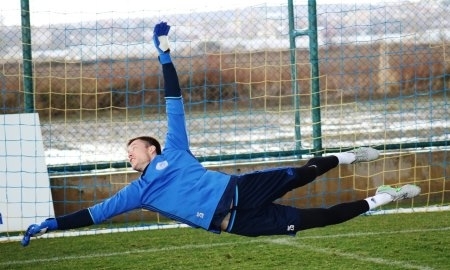 Фоторепортаж с утренней тренировки «Окжетпеса» 