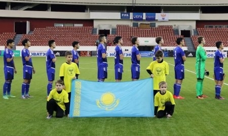 Фоторепортаж с матча Мемориала Гранаткина-2017 Казахстан — Словения 2:0