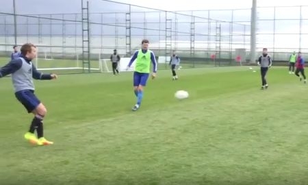 Видео с тренировки «Окжетпеса» 16 января