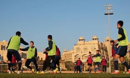 Видео с тренировки «Ордабасы» на УТС в Турции