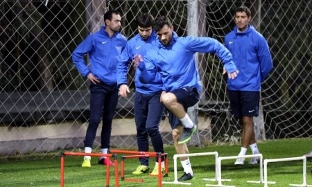 Фоторепортаж с тренировки «Иртыша» на УТС в Турции