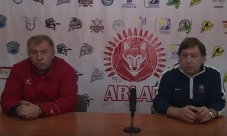 Видео послематчевой пресс-конференции игры чемпионата РК «Арлан» — «Алтай-Торпедо» 5:2, 2:3 ОТ