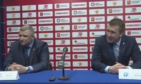 Видео послематчевой пресс-конференции игры ВХЛ ТХК — «Торпедо» 2:3 Б