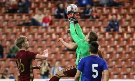 Фоторепортаж с матча финала Мемориала Гранаткина-2017 Казахстан — Россия 0:1