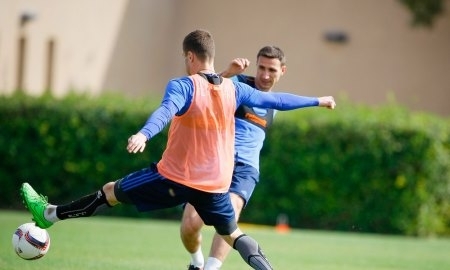 Фоторепортаж с тренировки «Астаны» в ОАЭ