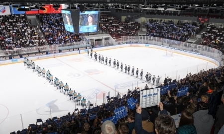 Фоторепортаж с матча ВХЛ «Динамо» Санкт-Петербург — «Торпедо» 3:2 ОТ