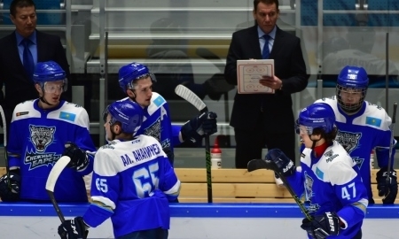 Фоторепортаж с матча МХЛ «Снежные Барсы» — «Сибирские Снайперы» 2:5