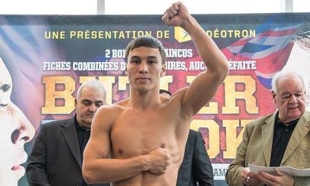 Фоторепортаж с церемонии взвешивания Джукембаева и Хусаинова перед боями в Канаде