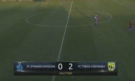 Видео товарищеского матча «Тобол» — «Динамо» Москва 2:0