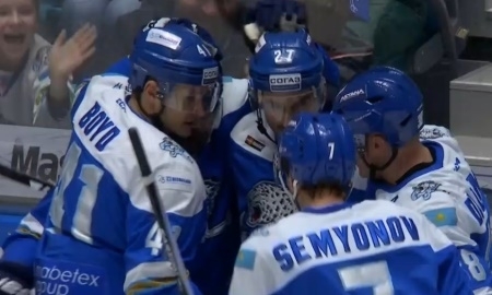 Видео шайб матча КХЛ «Барыс» — «Динамо» Минск 5:1