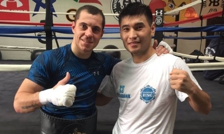 Сойлыбаев провел спарринг с чемпионом WBA