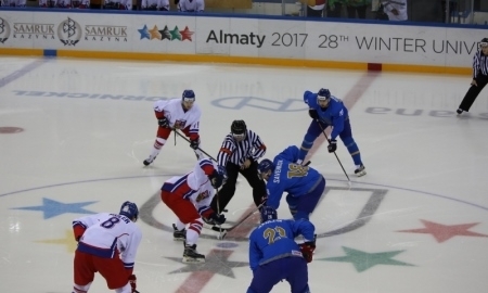 Видео шайб матча Универсиады-2017 Казахстан — Чехия 4:1